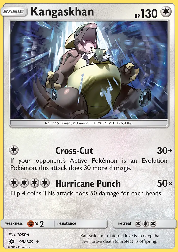 Kangaskhan, Sun & Moon #99