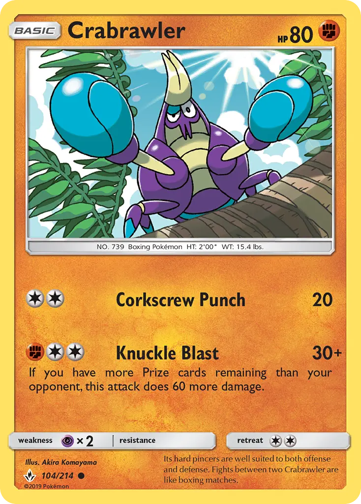 Crabrawler, Unbroken Bonds #104