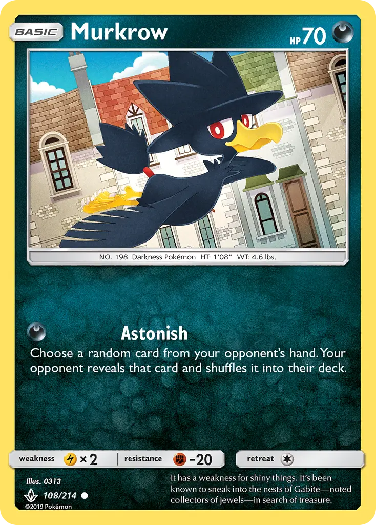 Murkrow, Unbroken Bonds #108