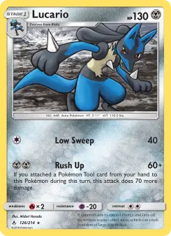 Lucario, Unbroken Bonds #126/214