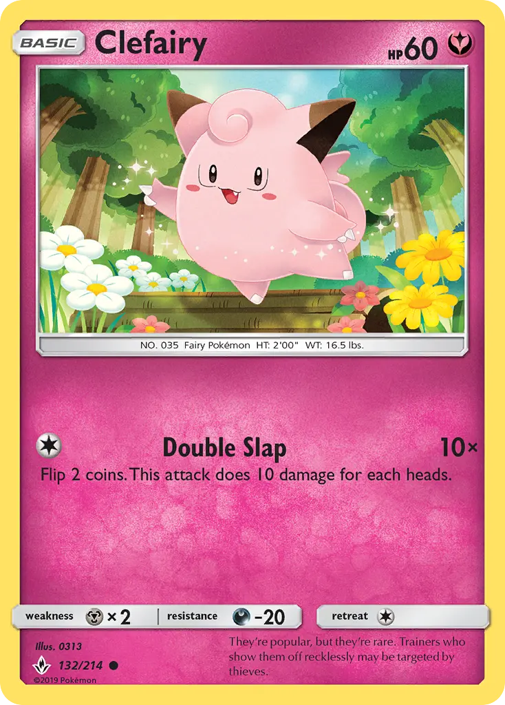 Clefairy, Unbroken Bonds #132