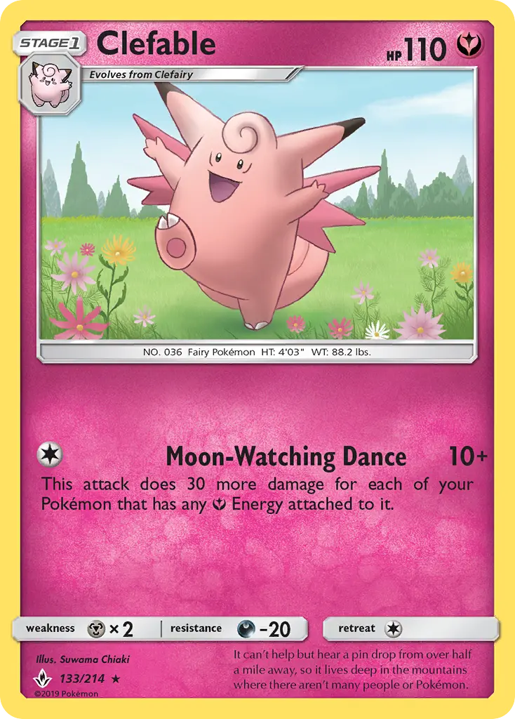 Clefable, Unbroken Bonds #133