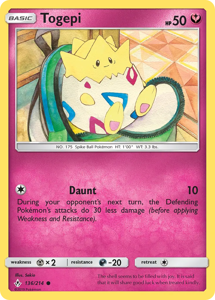 Togepi, Unbroken Bonds #136