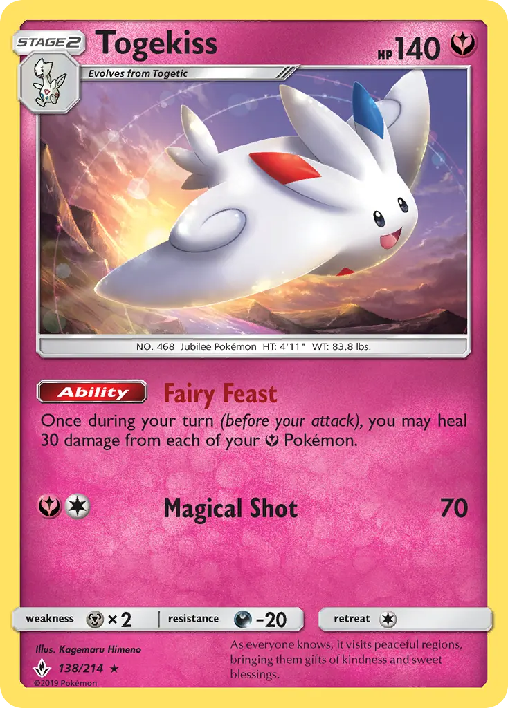 Togekiss, Unbroken Bonds #138