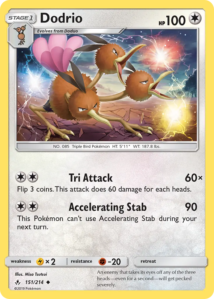 Dodrio, Unbroken Bonds #151