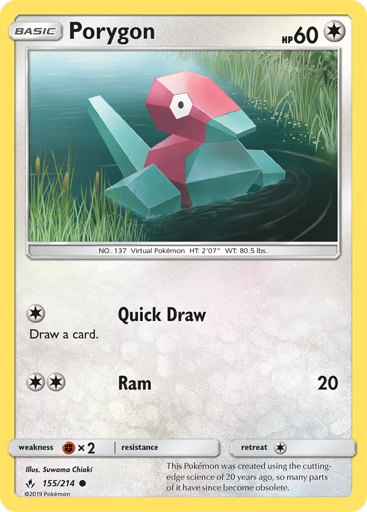 Porygon, Unbroken Bonds #155