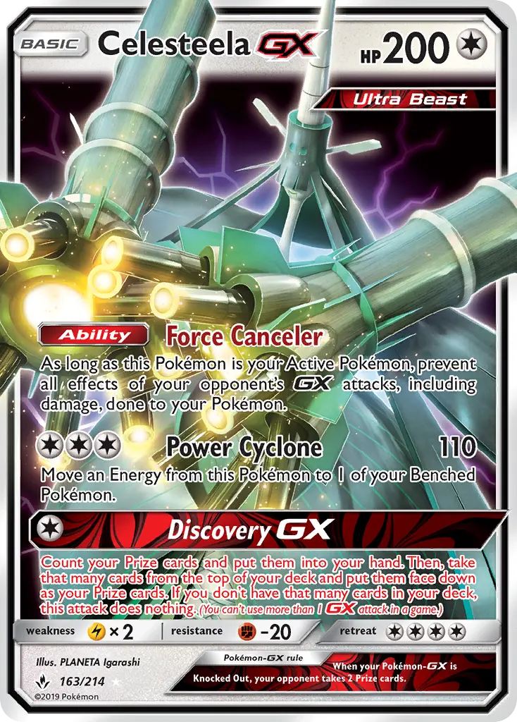 Celesteela GX, Unbroken Bonds #163