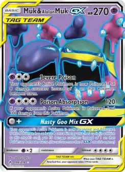 Muk & Alolan Muk GX, Unbroken Bonds #196/214