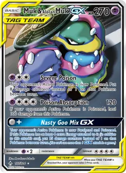 Muk & Alolan Muk GX, Unbroken Bonds #197/214