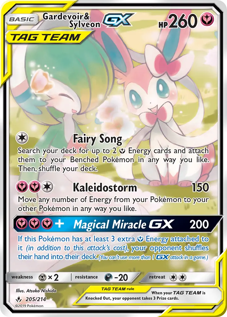 Gardevoir & Sylveon GX, Unbroken Bonds #205
