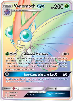 Venomoth GX, Unbroken Bonds #216/214