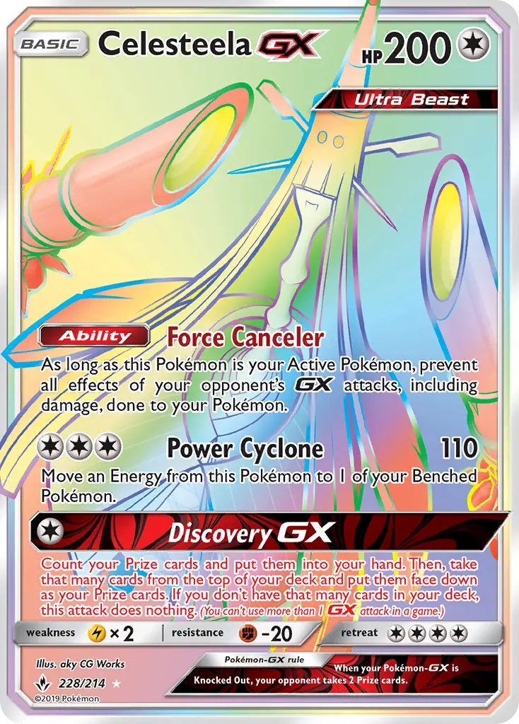 Celesteela GX, Unbroken Bonds #228