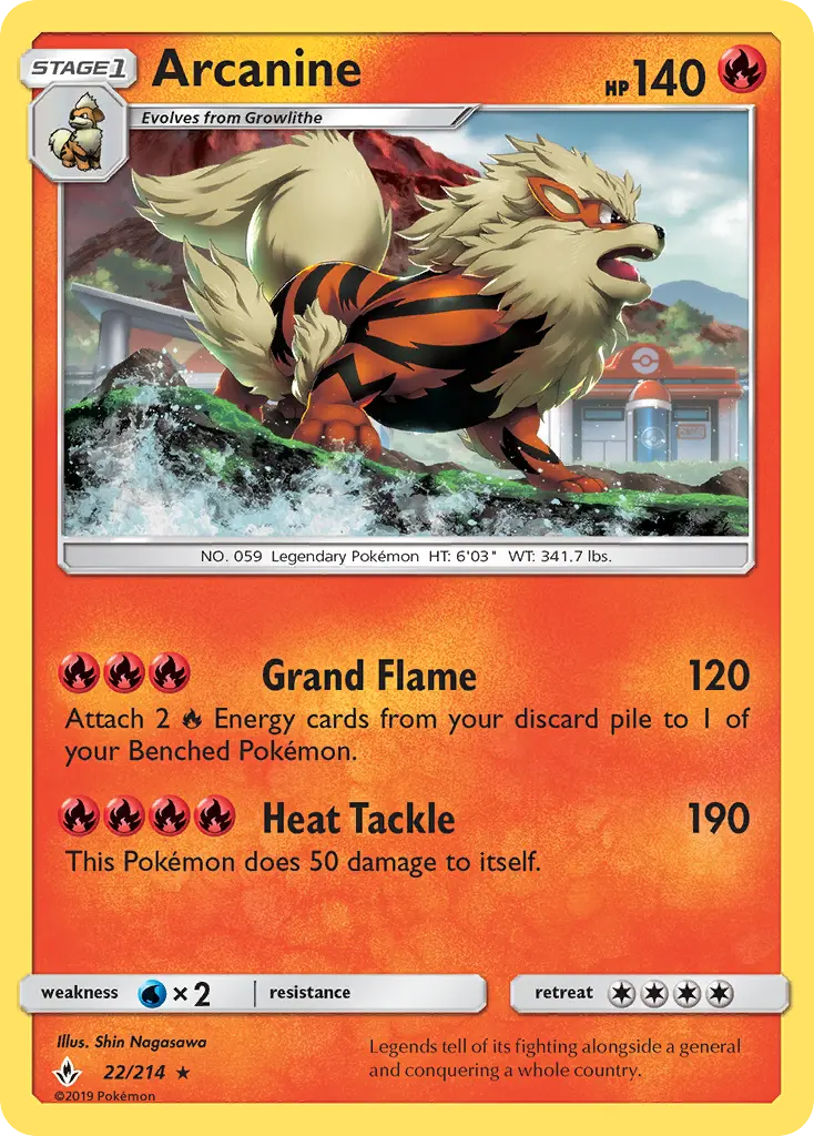 Arcanine, Unbroken Bonds #22