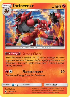 Incineroar, Unbroken Bonds #29/214