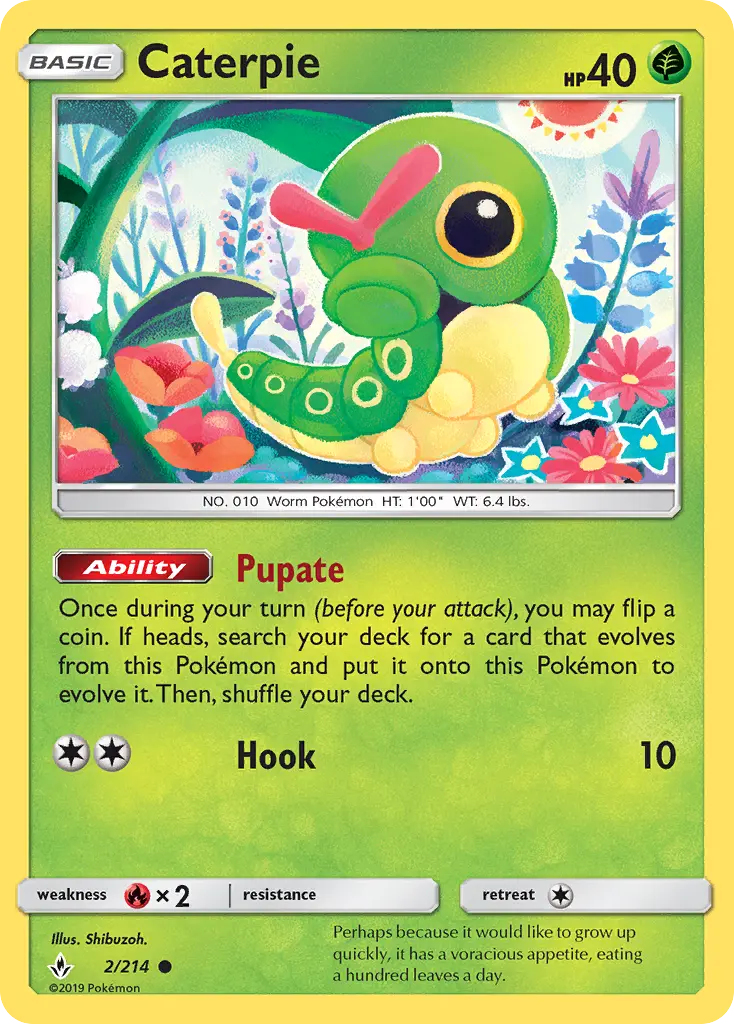Caterpie, Unbroken Bonds #2