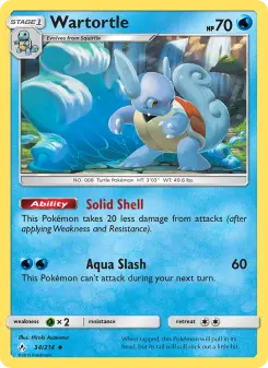 Wartortle, Unbroken Bonds #34/214