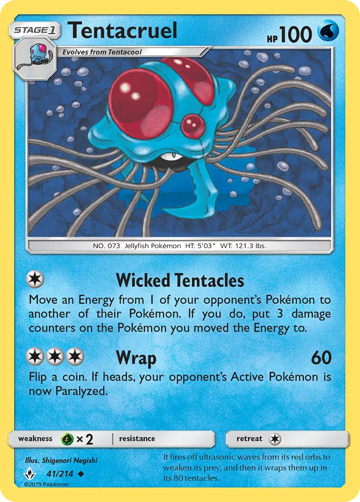 Tentacruel, Unbroken Bonds #41
