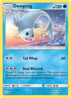 Dewgong, Unbroken Bonds #45/214