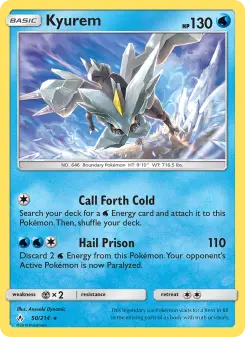 Kyurem, Unbroken Bonds #50/214