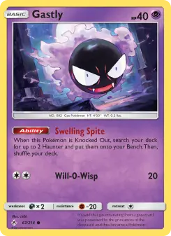Gastly, Unbroken Bonds #67/214