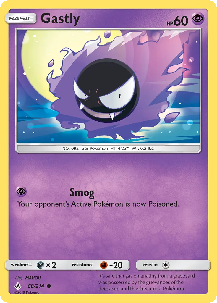Gastly, Unbroken Bonds #68
