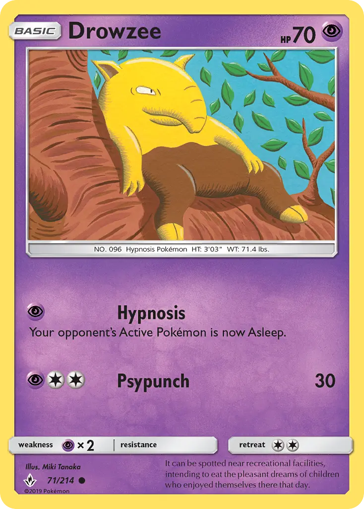 Drowzee, Unbroken Bonds #71
