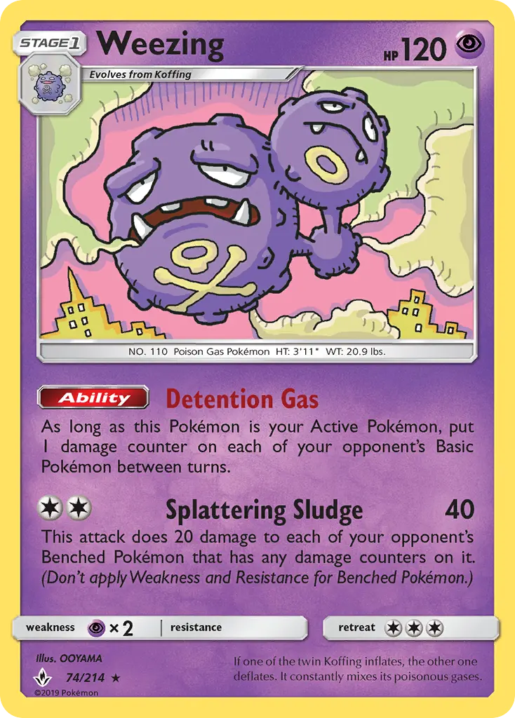 Weezing, Unbroken Bonds #74