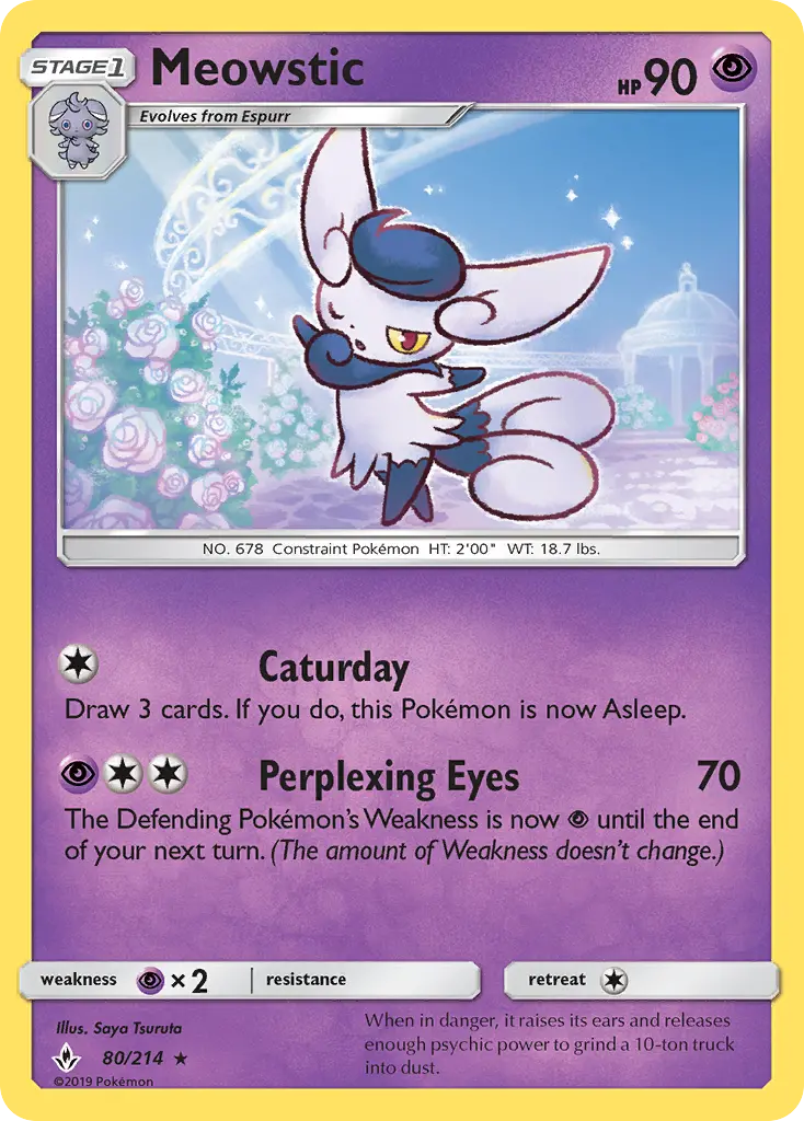 Meowstic, Unbroken Bonds #80