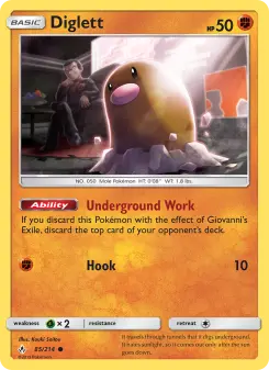 Diglett, Unbroken Bonds #85/214
