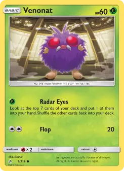 Venonat, Unbroken Bonds #9/214