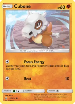 Cubone, Unbroken Bonds #90/214