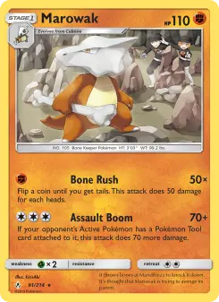 Marowak, Unbroken Bonds #91/214