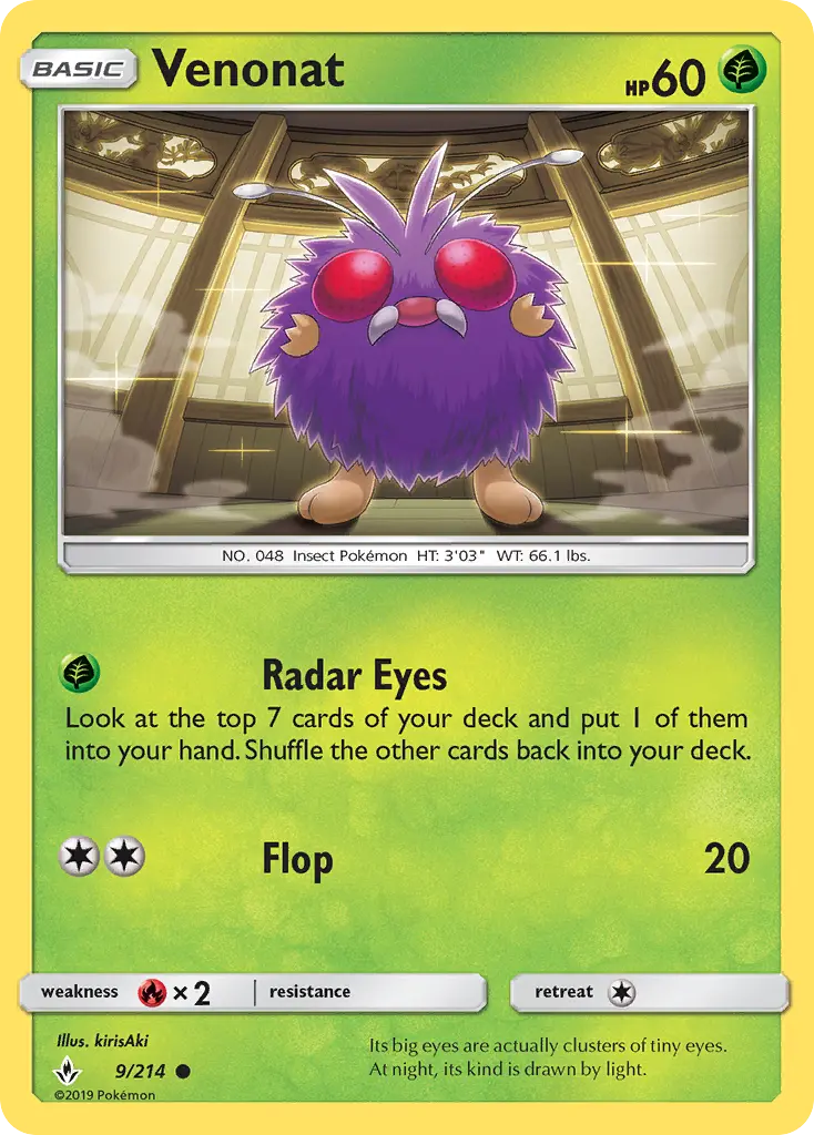Venonat, Unbroken Bonds #9