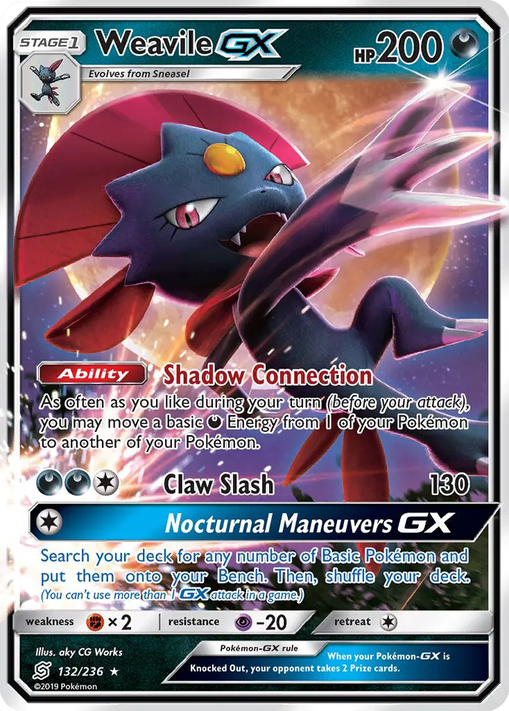 Weavile GX, Unified Minds #132
