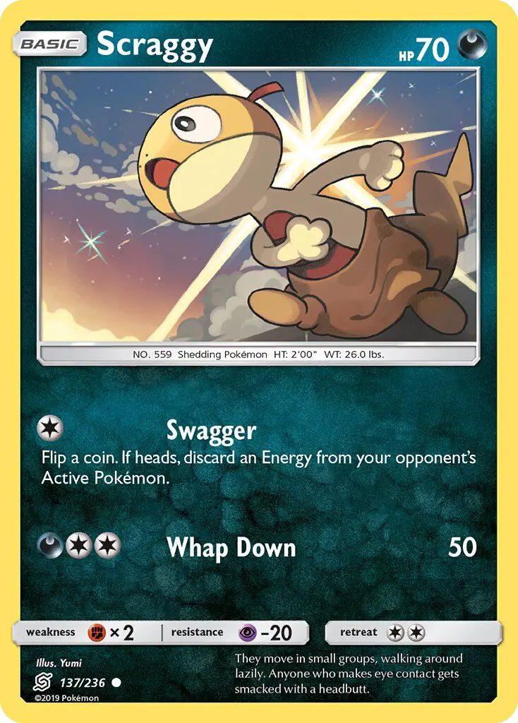 Scraggy, Unified Minds #137