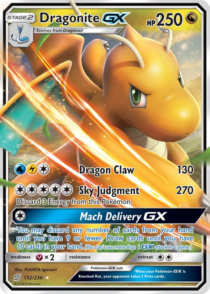 Dragonite GX, Unified Minds #152
