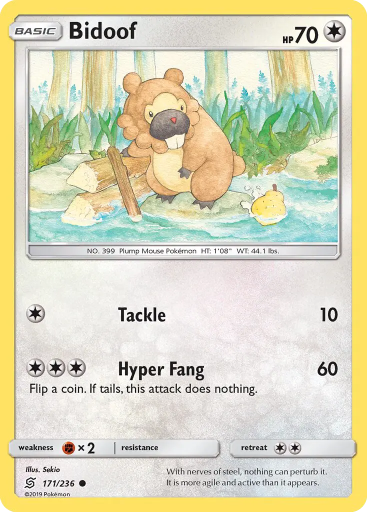 Bidoof, Unified Minds #171