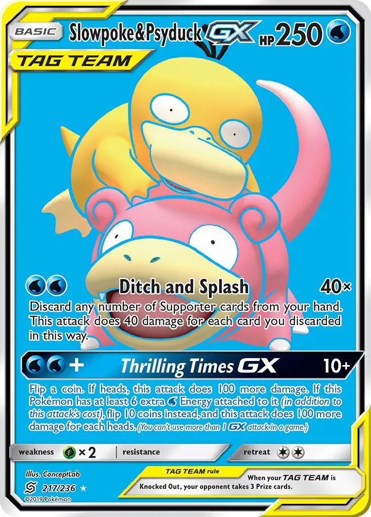 Slowpoke & Psyduck GX, Unified Minds #217