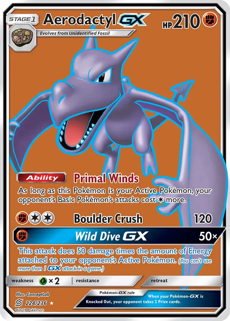 Aerodactyl GX, Unified Minds #224