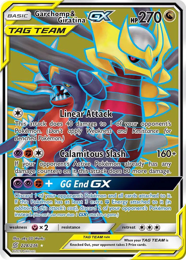 Garchomp & Giratina GX, Unified Minds #228