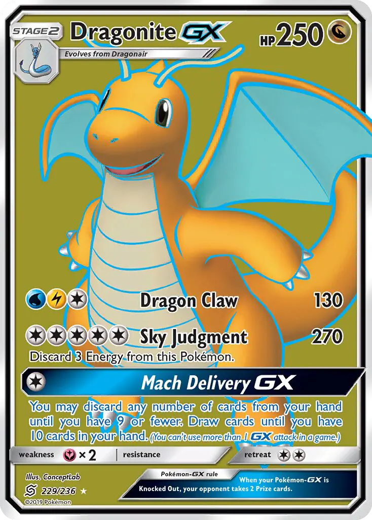 Dragonite GX, Unified Minds #229