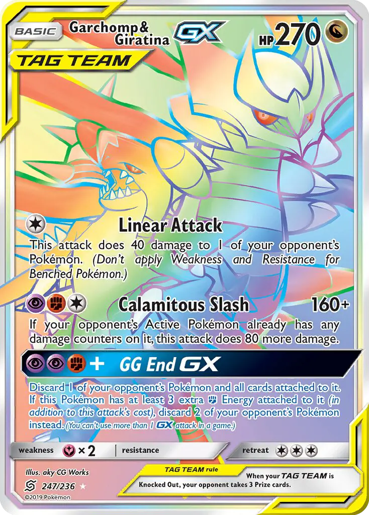 Garchomp & Giratina GX, Unified Minds #247
