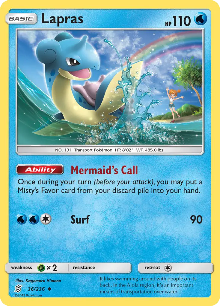 Lapras, Unified Minds #36