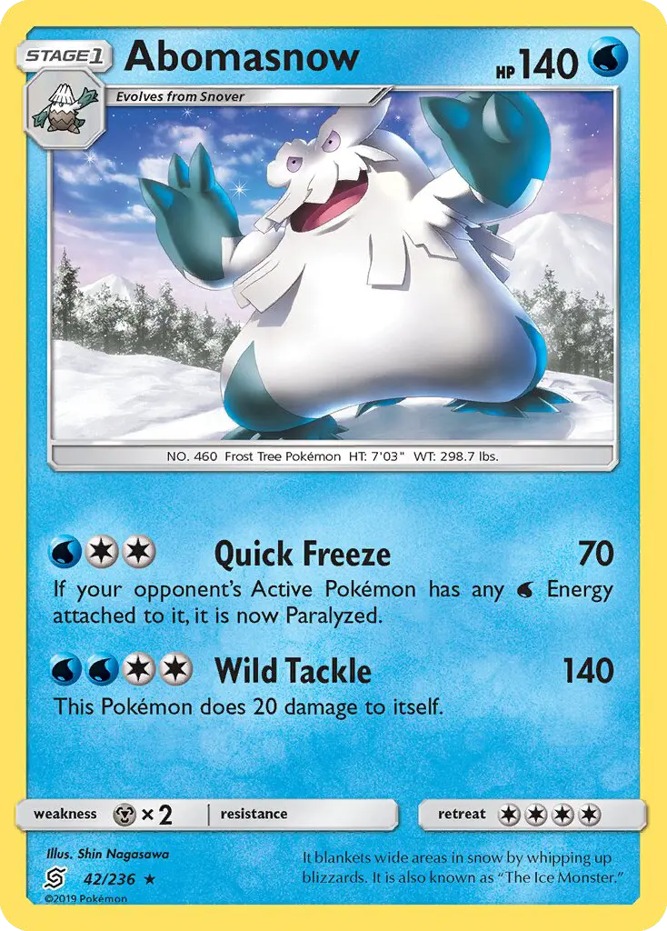 Abomasnow, Unified Minds #42
