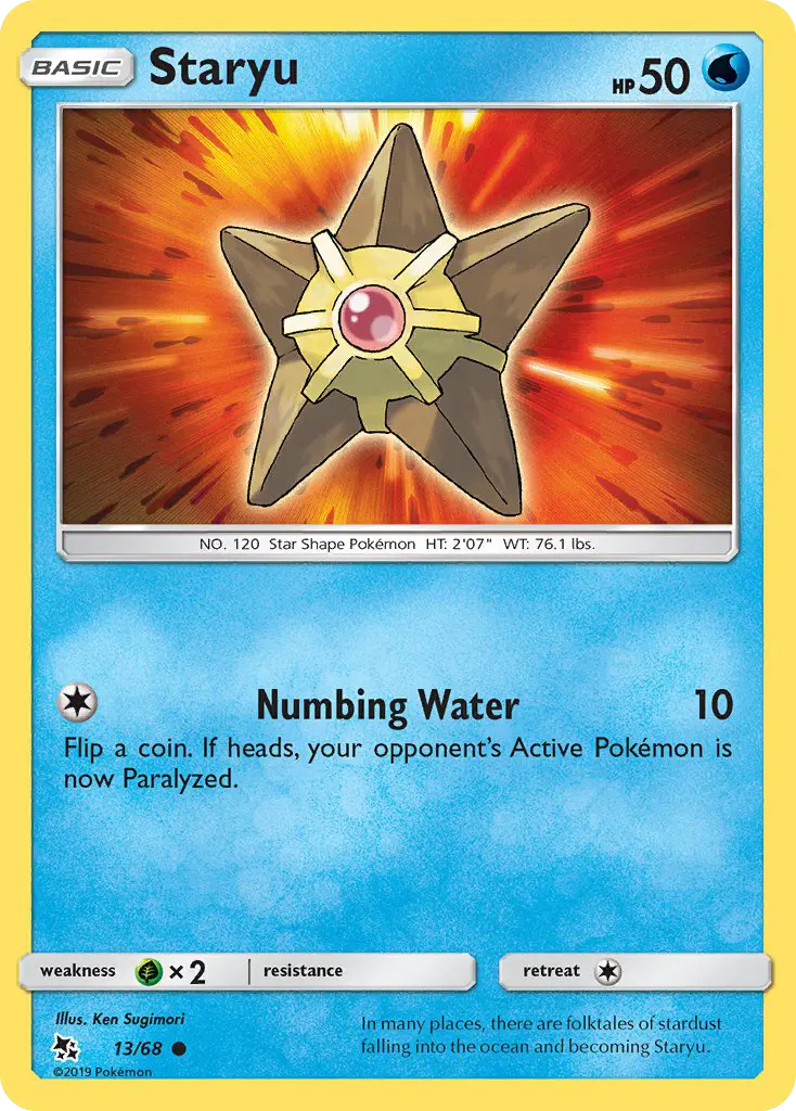 Staryu, Hidden Fates #13