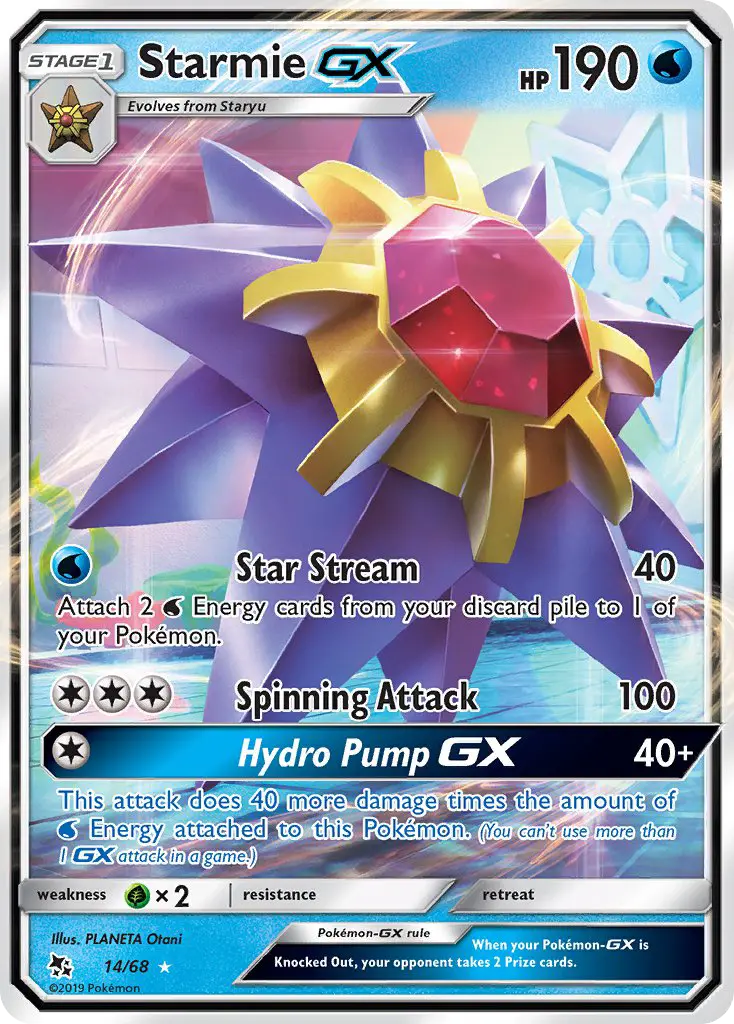 Starmie GX, Hidden Fates #14