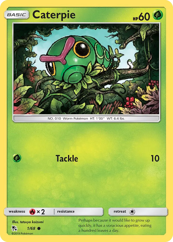 Caterpie, Hidden Fates #1
