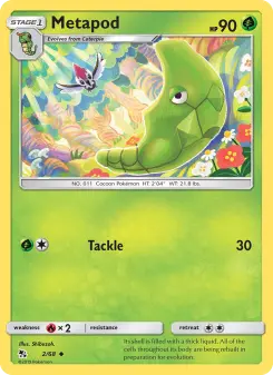 Metapod, Hidden Fates #2/68