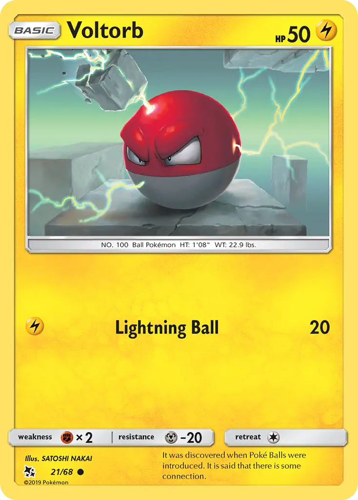 Voltorb, Hidden Fates #21