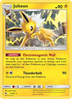 Jolteon, Hidden Fates #23/68